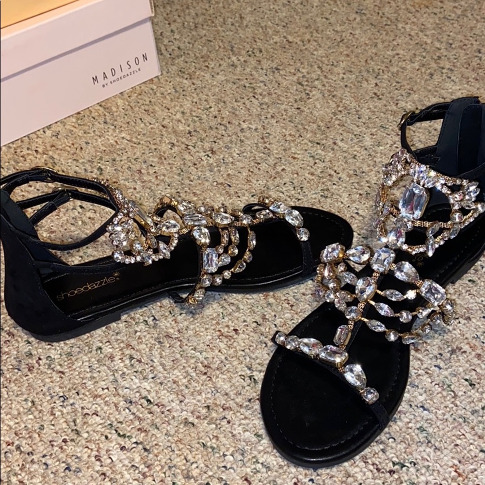 Blingy sandals 👡